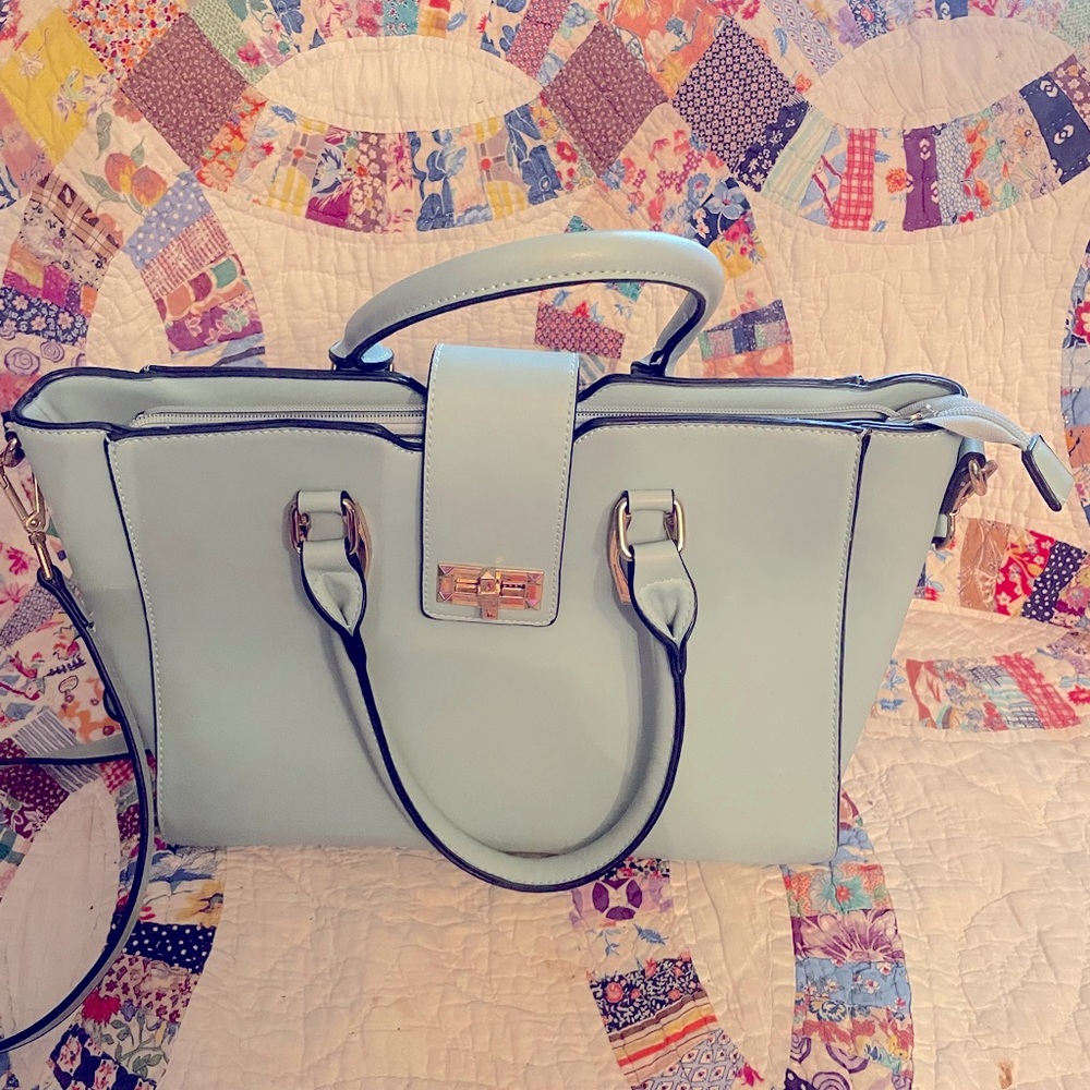 Unbranded Light Green Convertible Satchel/Purse